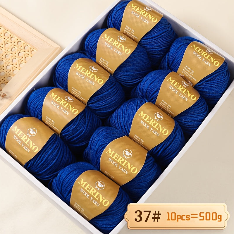 500g of high-quality wool yarn and 212g of medium fine camel hair yarn suitable for autumn and winter hand-knitted sweaters, scarves, hats, and warm clothes. Includes 1 large pack of wool