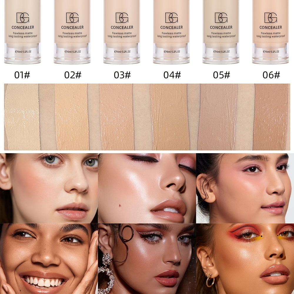 Concealer that moisturizes and covers dark circles and blemishes with long-lasting, waterproof formula. Suitable for all skin types.