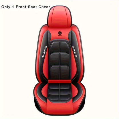 Luxury PU Leather Car Seat Covers - Universal Fit for Sedan and SUV - Durable, Stylish, All-Season, Hand Washable