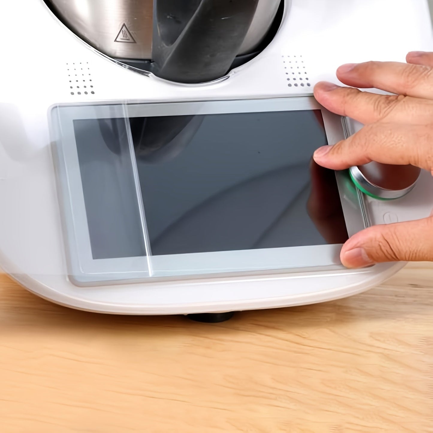 Scratch-Resistant Transparent Touch Screen Cover Film for Thermomix TM6 Mixer Display, Easy to Install