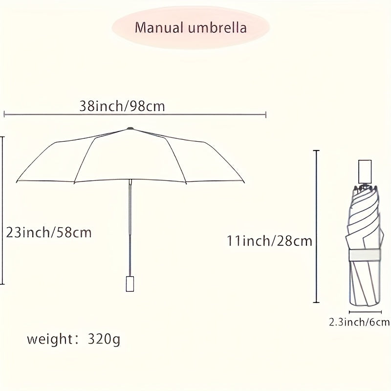 Stylish green compact automatic umbrella with windproof features for outdoor activities and daily use. Made with lightweight materials for easy portability.