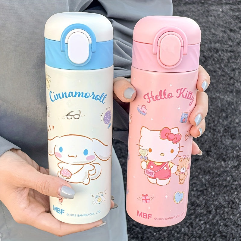 Sanrio Water Cup - The Cute and Portable Insulation Cup with a Straw, 420ML