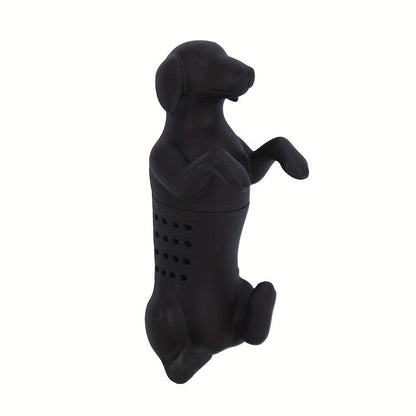 Adorable Puppy Shaped Silicone Tea Infuser - Great for Brewing Loose Leaf, Fruit & Spice Teas - A Wonderful Gift for Tea Lovers - Convenient, Washable, and Eco-Friendly Kitchen Tool