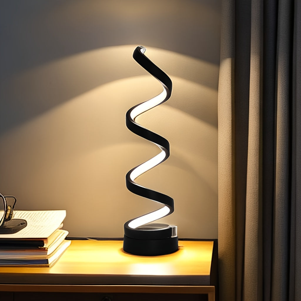 Dimmable LED table lamp with adjustable gooseneck, USB powered, perfect for various rooms - a great gift idea.