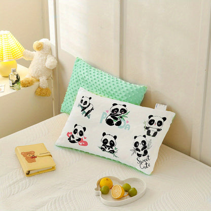 Super Soft Sleeping Pillow for Kids with Cartoon Pattern, Zipper Removable and Washable, Perfect for Boys and Girls.