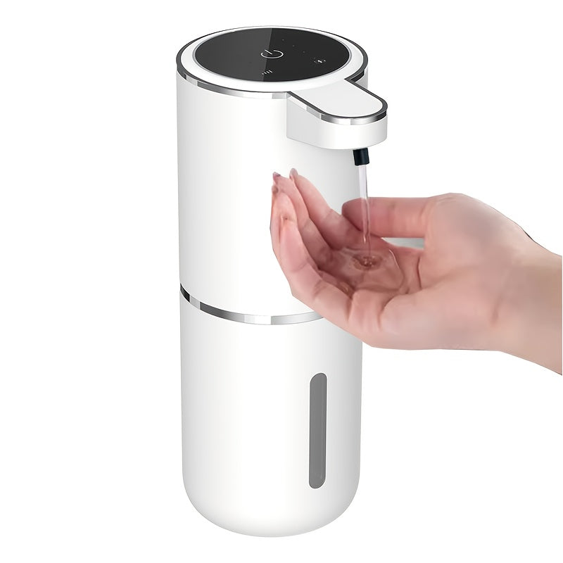 A 380ml rechargeable sensor soap dispenser for foam hand soap and kitchen detergent, suitable for wall-mounting.