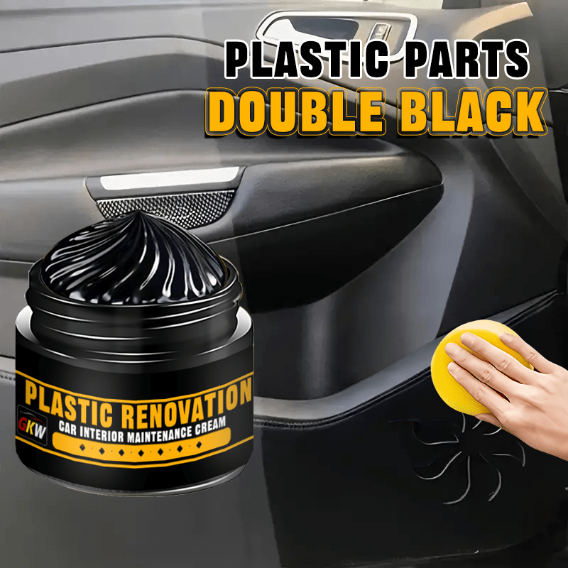 GM Plastic Repair, Rubber and Tire Black Polish for Car Restoration.