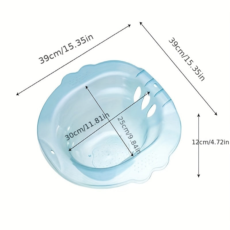 Newly designed household bath tub with extra thickness, ideal for postpartum and pregnant women. Equipped with a toilet seat sink and a separate butt cleaning basin for both men and women. Also includes an elderly care basin for added convenience.