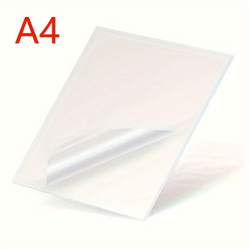 50-100 9"x11.5" Clear Thermal Laminating Plastic Paper Sheets, Round Corner, 5mil