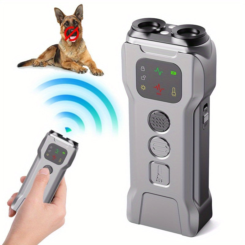 Safe way to train your dog with bark stopper and screen lighting.