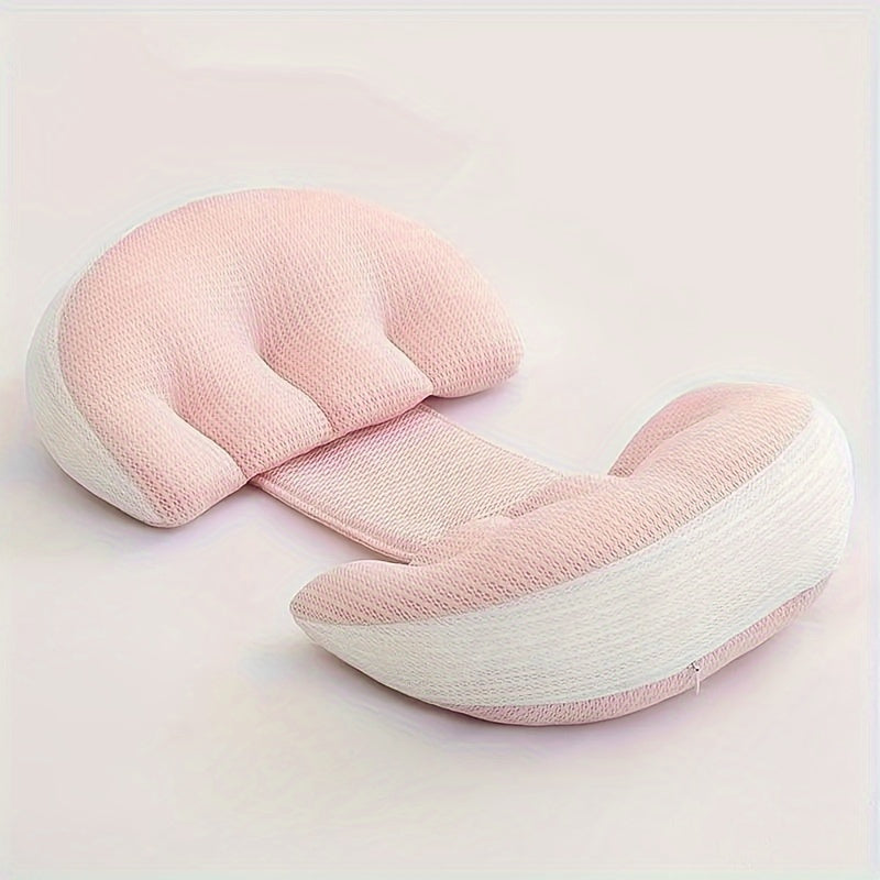 Essential Comfort for Side Sleepers During Pregnancy- Portable and Adjustable U-Shaped Maternity Pillow made from Soft Polyester with a Removable Cover - Provides Waist Support and Belly Relief