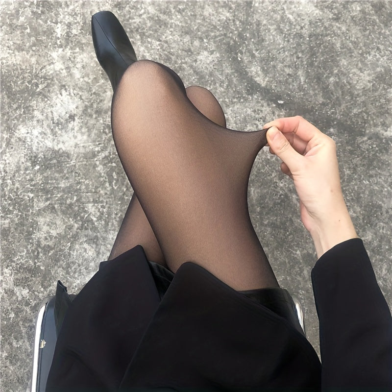 High-waisted, body-hugging pantyhose for women