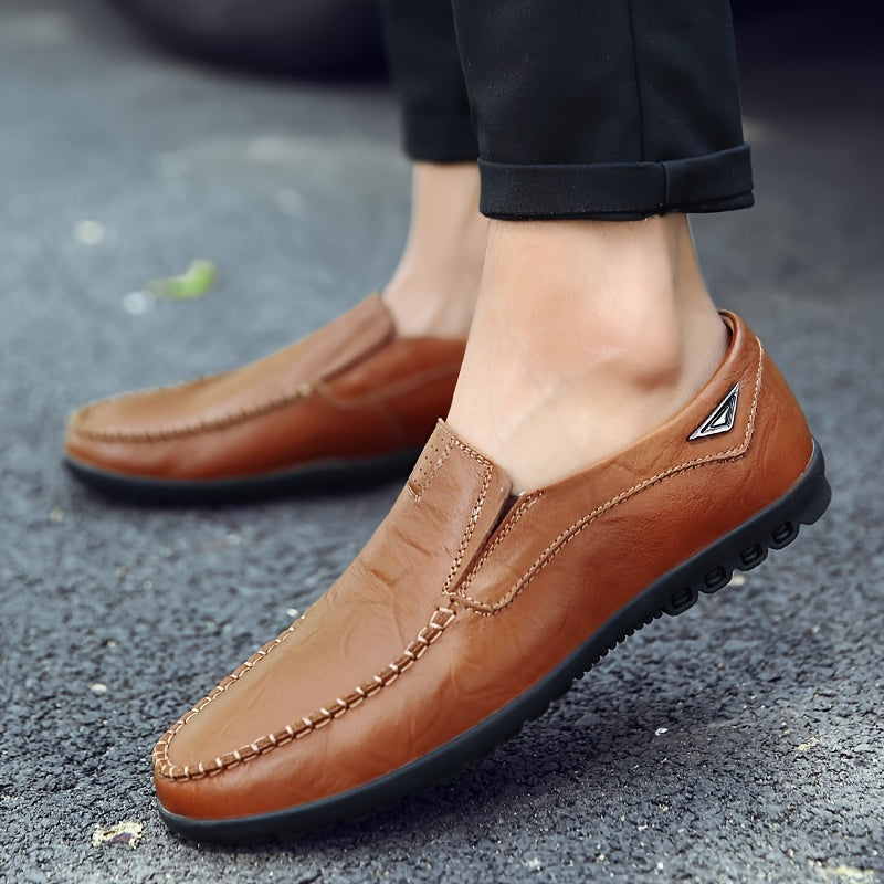 CLOHOO Men's Handmade Loafers in Assorted Colors