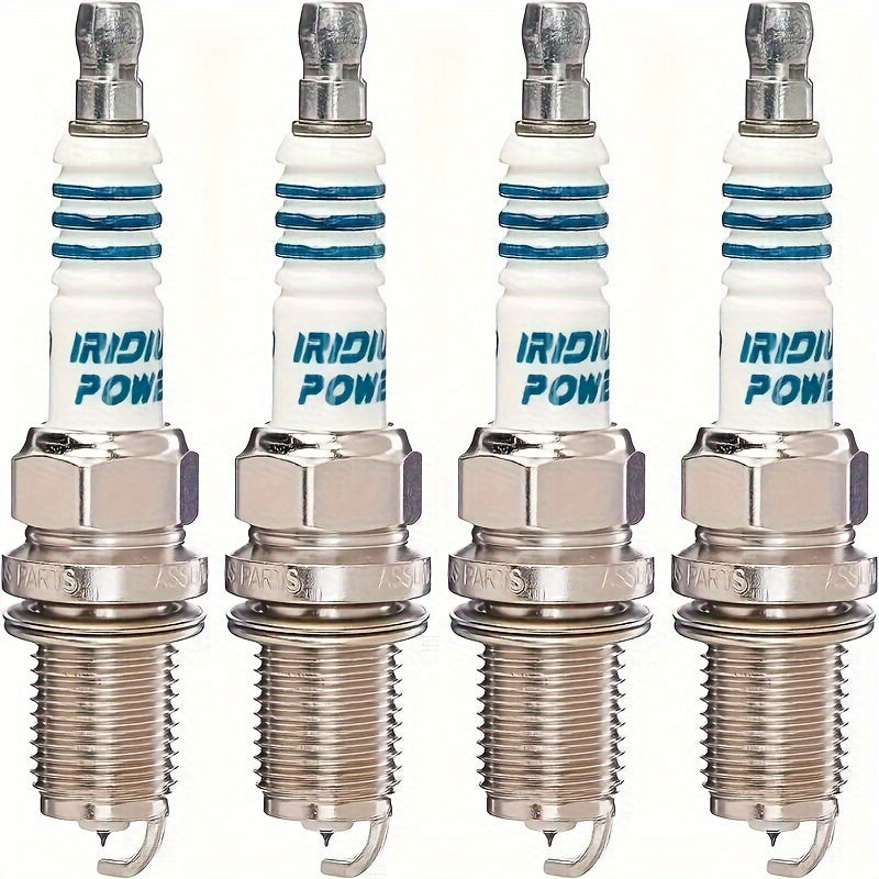 4 IK20 5304 IRIDIUM POWER Spark Plugs for various car brands.