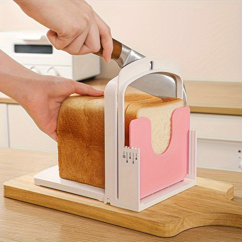 Simple Slice Bread Cutter - Convenient Toast Slicer, Manual Operation, Suitable for Home & Restaurant Settings