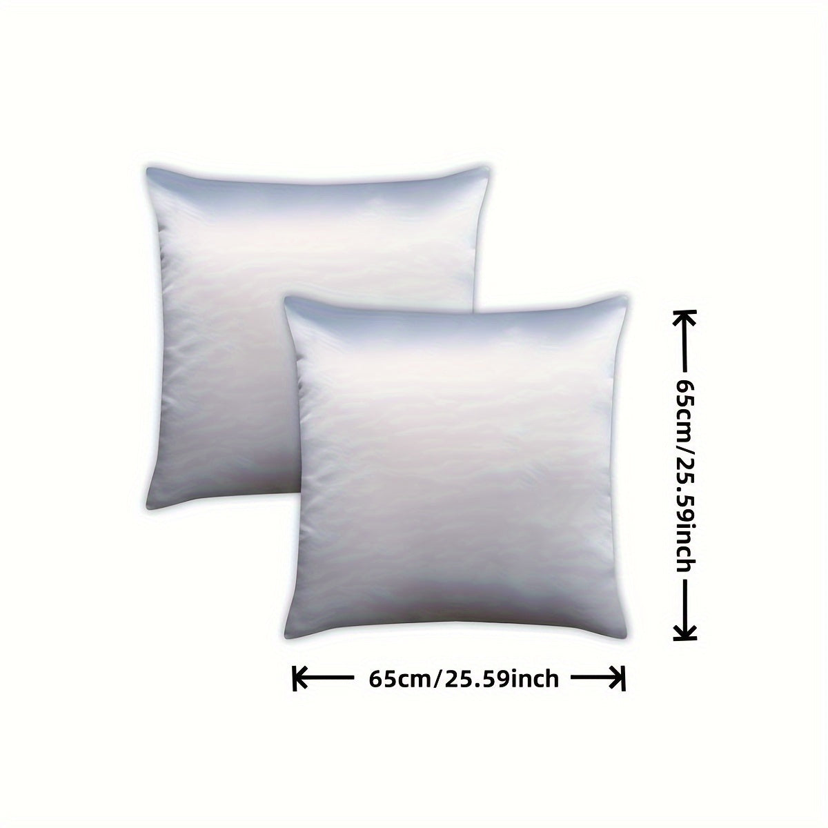 2 ta Luxurious Satin Pillowcase to'plami turli ranglarda - Yumshoq va havo o'tkazuvchi, oddiy parvarish uchun konvert yopilishi va zipper bilan - Yil davomida foydalanish uchun ideal (Yostiq qo'shimchalari kiritilmagan), Satin Pillowcase to'plami