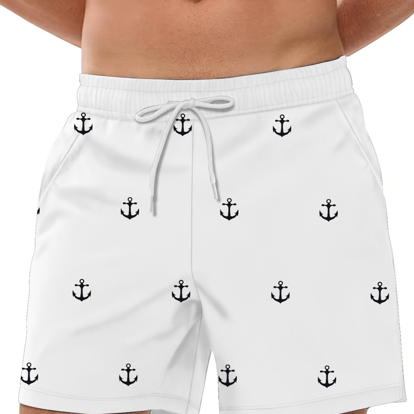 Men's Summer Beach Shorts - Four-Quarter Single Layer