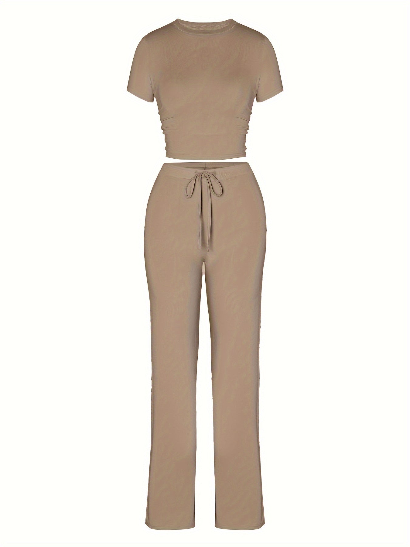 Kardashian-inspired Modal Ribbed Loungewear Set