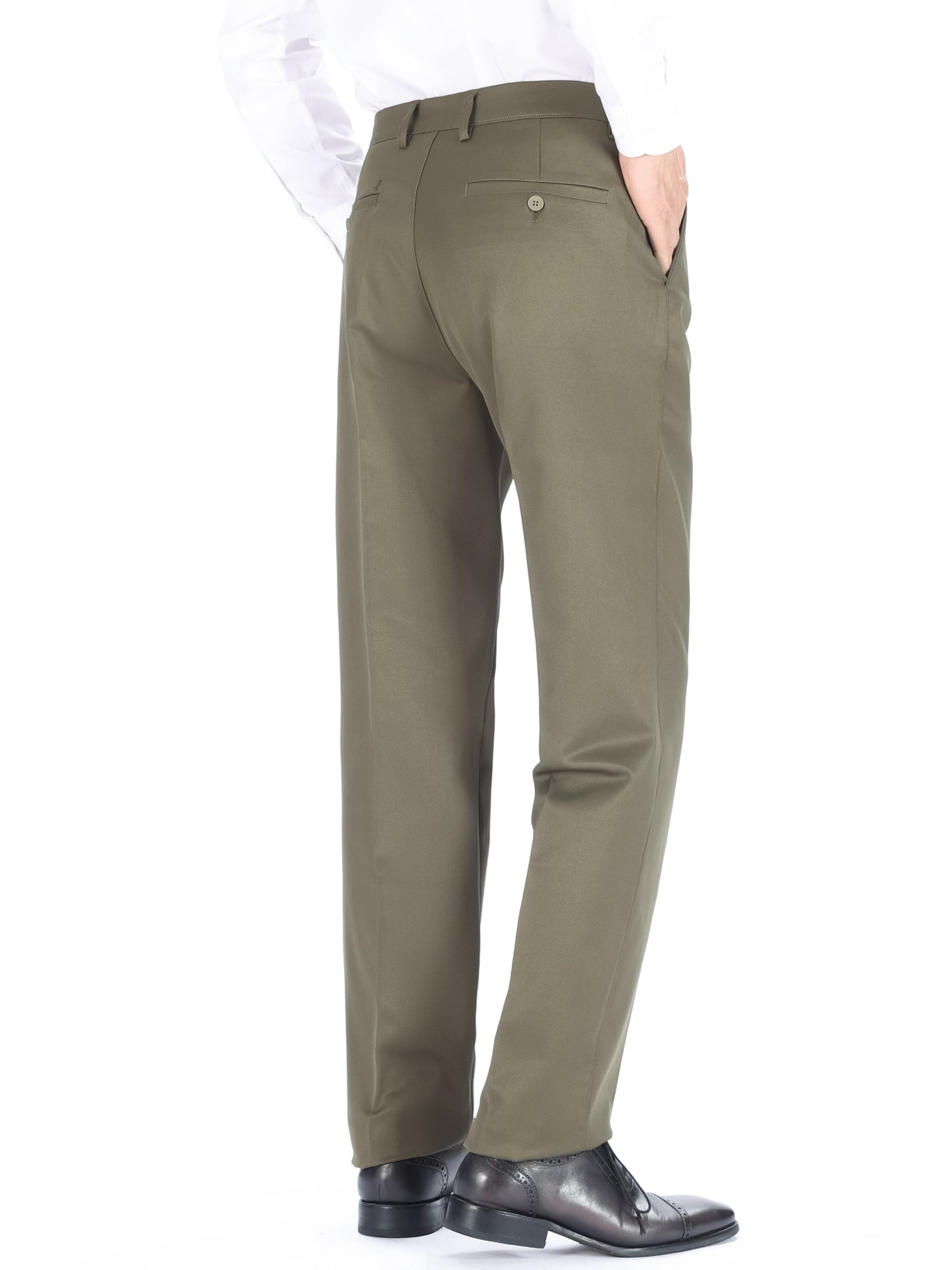 Solid dress suit pants for plus size men ideal for parties, weddings, proms and formal events.