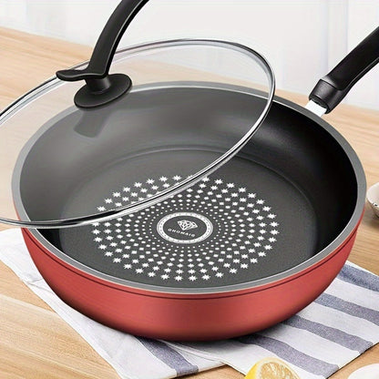 1-piece Non-Stick Cast Iron Skillet - Safe for Dishwasher, Thick for Pancakes & More, Works on Induction & Gas Stoves