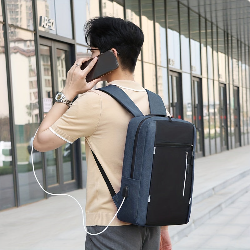 Stylish laptop backpack for Valentine's Day ideal for daily commuting and business. Includes three-piece set with large storage capacity for books and waterproof, durable design for travel.