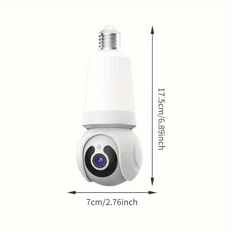 Indoor Home Monitoring System: Anyazhineng HD 360° Wireless Security Camera featuring Two-Way Audio, Human Detection Alerts, Night Vision, and Smartphone App Control