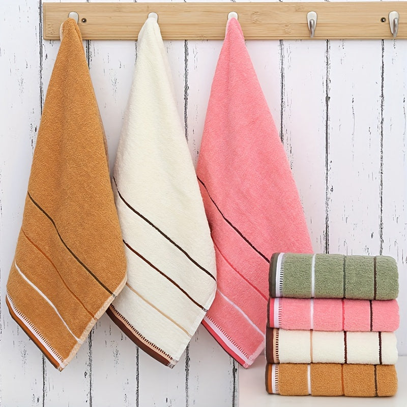 4 soft absorbent face wash hand towels