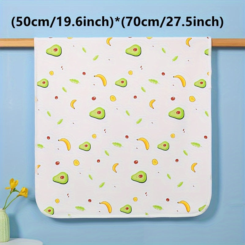 Waterproof Diaper Changing Pad with Cartoon Pattern, Washable Potty Training Mat. Reusable Mattress ideal for Christmas, Halloween, Thanksgiving, New Year's, and Valentine's Day gifts.