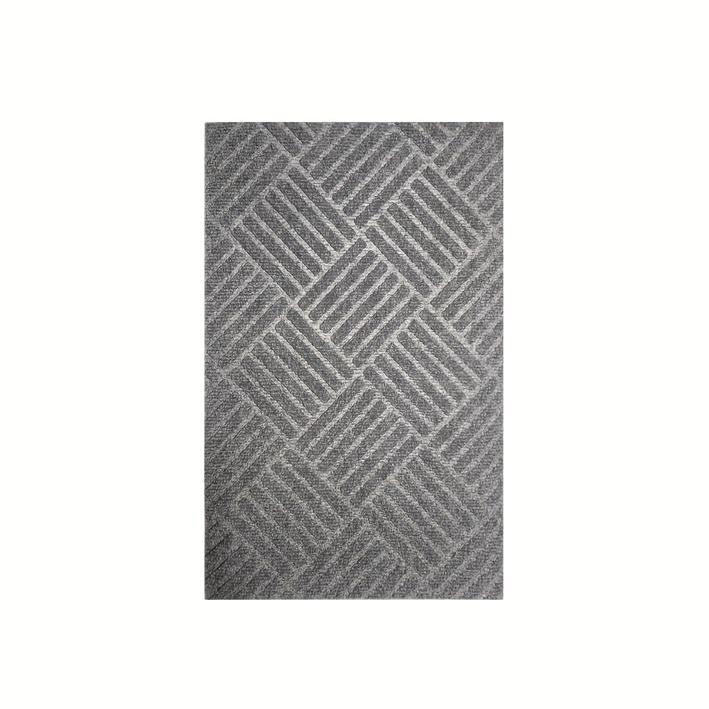 Rubber door mat for household use. Designed to prevent slipping on floors, perfect for entrances and foyers.