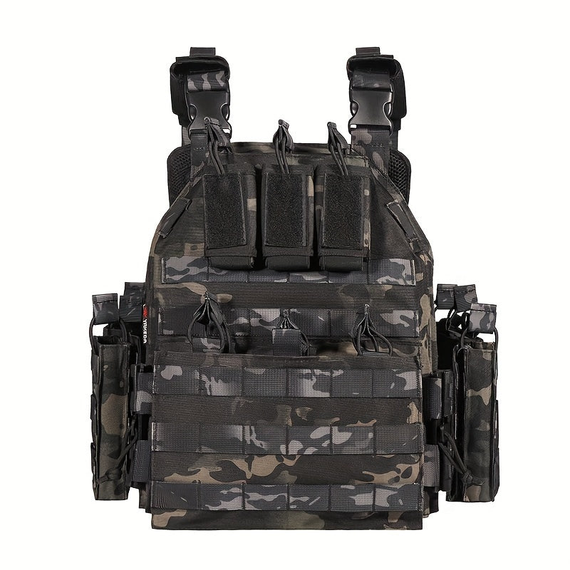 BOMTURN Outdoor Training Vest for Men with Quick Release Molle Design