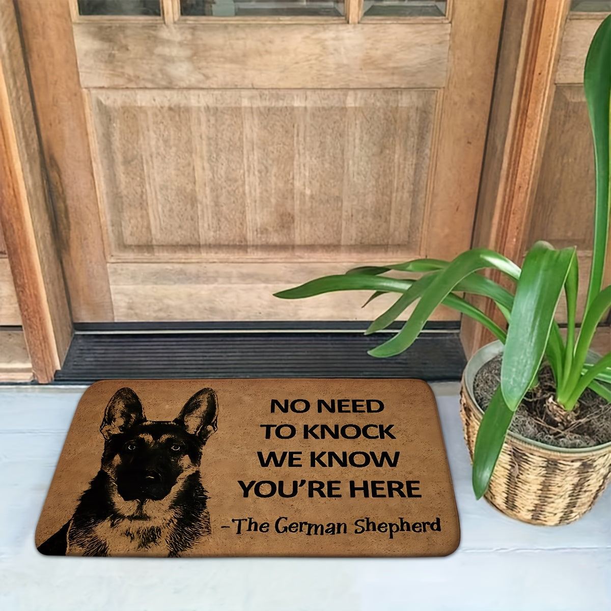 Add a touch of fun to your home with this adorable Cartoon Puppy Welcome Door Mat! This anti-slip mat is not only a great gift idea, but also a personalized home decoration essential for your door, kitchen entrance, foyer, living room, or bedroom. Made