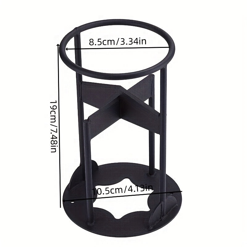 Ideal for bonfire, the Carbon Steel Cross Firewood Splitter is a manual log cutter perfect for outdoor camping and home use.