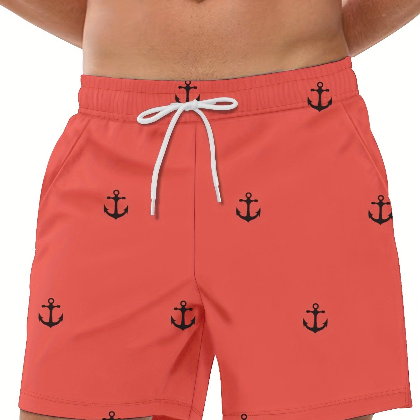 Men's Summer Beach Shorts - Four-Quarter Single Layer