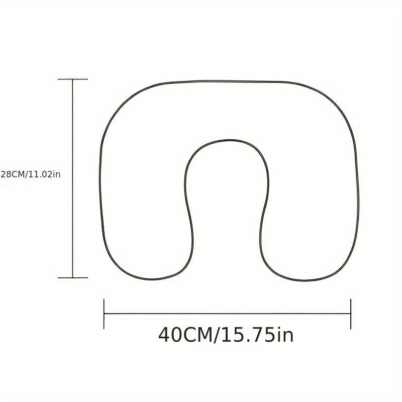 Многофункциональная надувная U-образная подушка для шеи - водонепроницаемая, компактная с поддержкой подбородка, идеально подходит для путешествий, работы и дома - портативная, легкая в стирке, мягкая и долговечная для обоих полов
