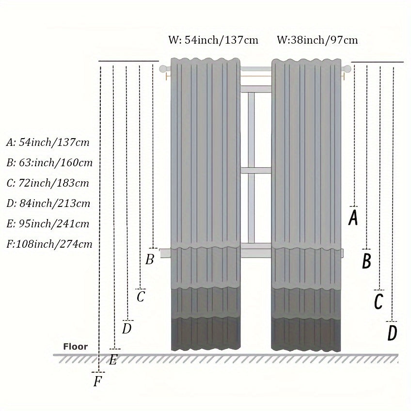 Add a touch of elegance to your kitchen, bedroom, or living room with this single panel sheer curtain. Perfect for letting in natural light while still providing privacy. Features a rod pocket design for easy hanging. Enhance your home decor with this