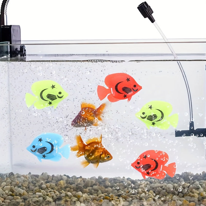 15 realistic moving artificial fish for tank or bathroom decoration.