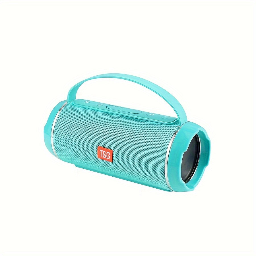 T&G TG116C is a portable wireless speaker with 5.0 surround sound, USB/TF/FM broadcast, and 10m connectivity. It has a rechargeable lithium battery with Type-C charging, making it a perfect