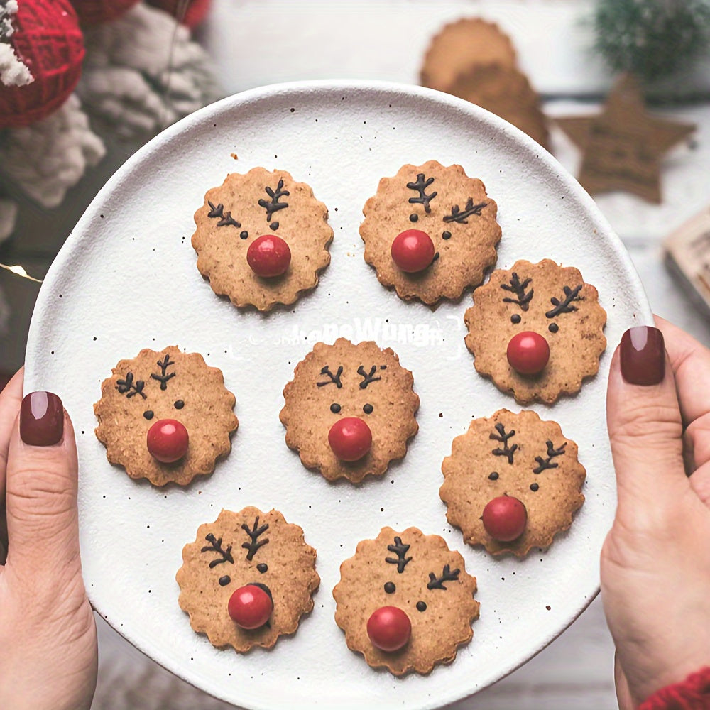 Set of 9 Stainless Steel Cookie Cutters - Ideal for Christmas & Holiday Celebrations, Comes with Jam Sandwich Molds for making Fruit Jam Cookies