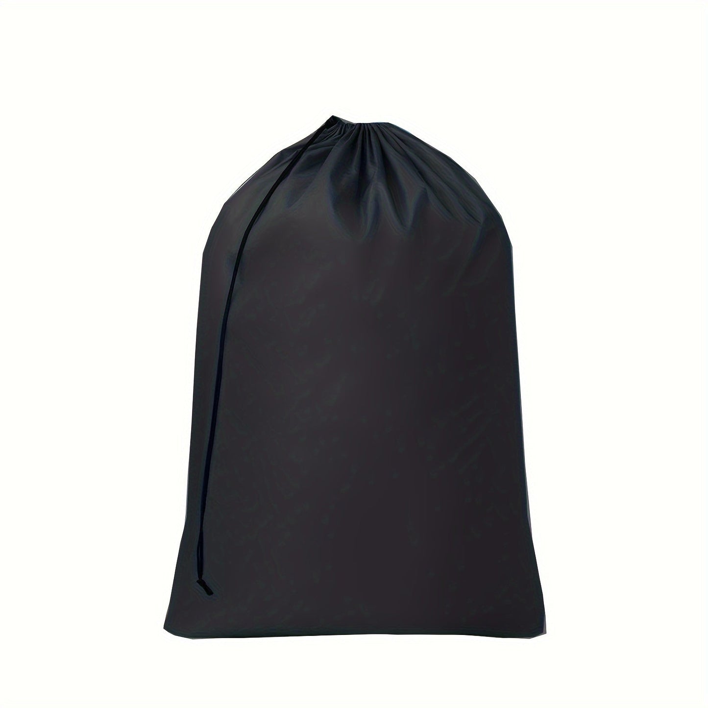 One or two pieces of Nylon Laundry Bags featuring a drawstring closure. These machine washable bags are perfect for storing dirty clothes during travel or for delicate items. They are heavy-duty and easy to fit into baskets or hampers. Each bag measures