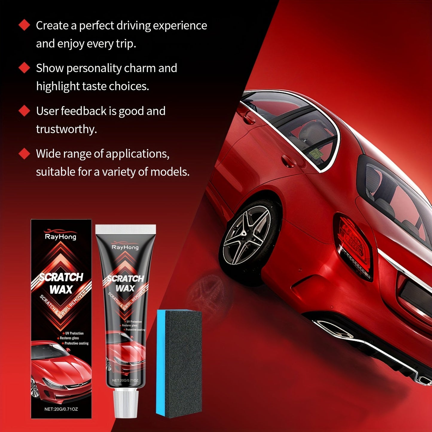 Protect your car with our Car Coating Protection Wax - a powerful formula that removes dust and dirt, prevents scratches, and provides a glossy finish. Perfect for all colors of car paint.