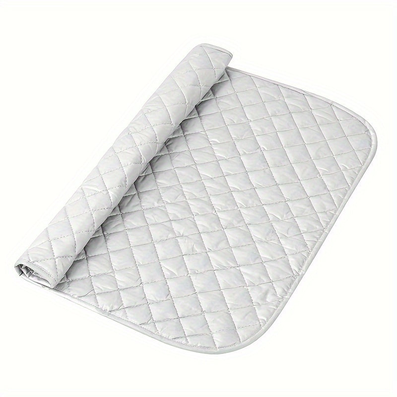 Household Foldable Portable Heat Insulation Ironing Mat with Silvery Coating - Ideal for Ironing Heat Insulation