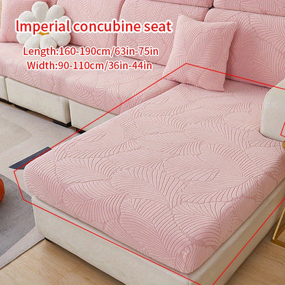 Non-slip elastic sofa slipcover protects furniture year-round in any room.