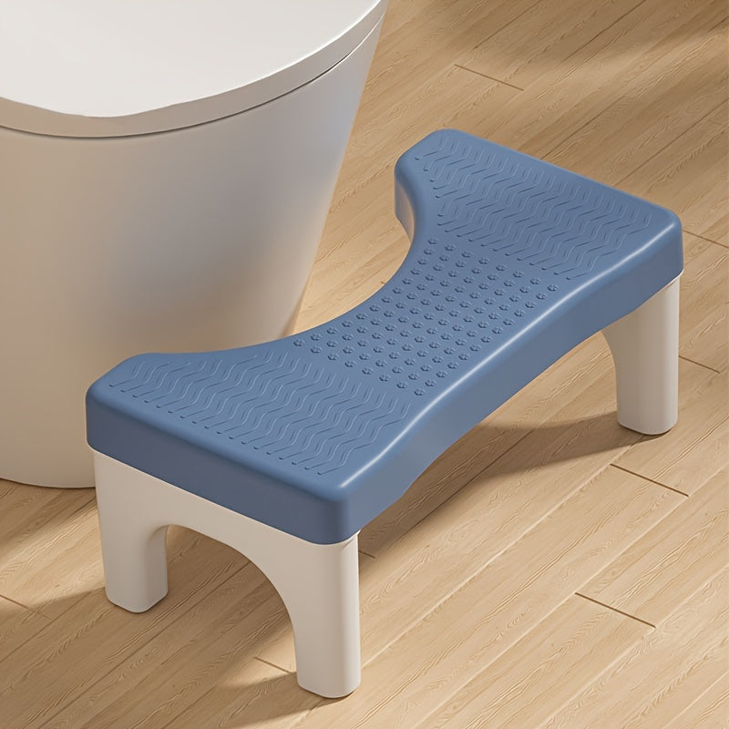 Toilet folding foot stool, anti-slip, portable and easy to clean.