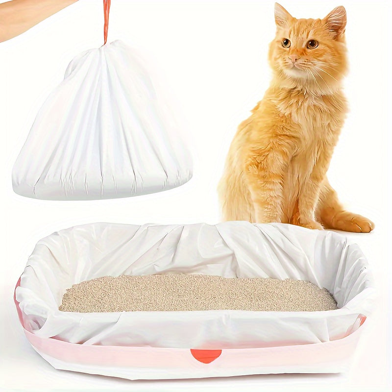 20/15/7pcs of extra-thick disposable large plastic cat litter bags