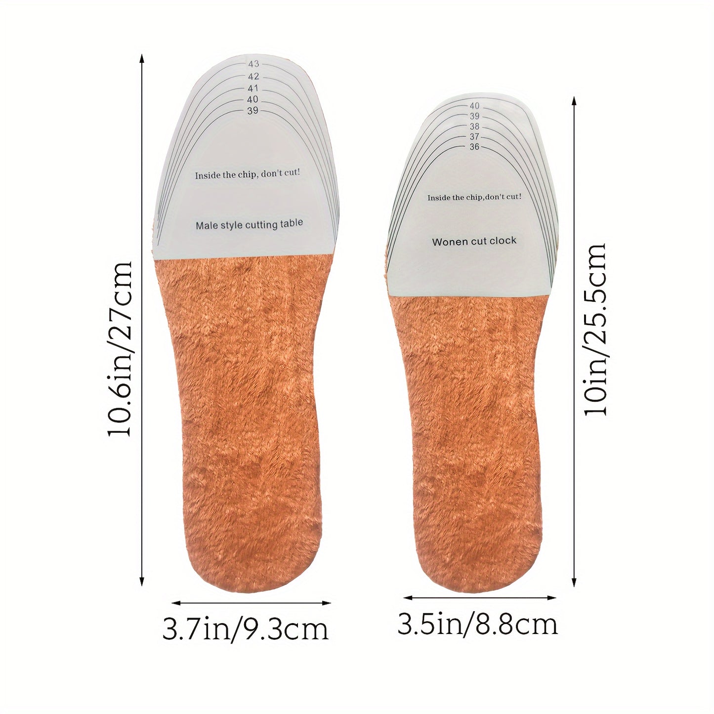 USB Heated Insoles for Shoes with Adjustable Design and Soft Comfort, No Batteries Needed, USB Powered