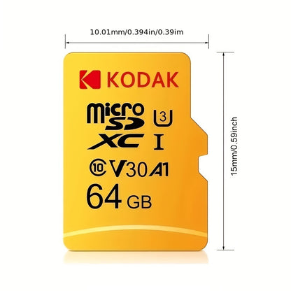 Kodak Yellow Card with Memory Card.