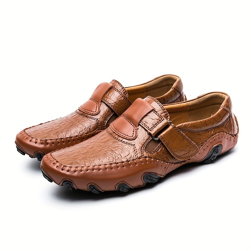 Stylish Plus Size Men's Loafers - Non Slip Casual Shoes for Outdoor Activities