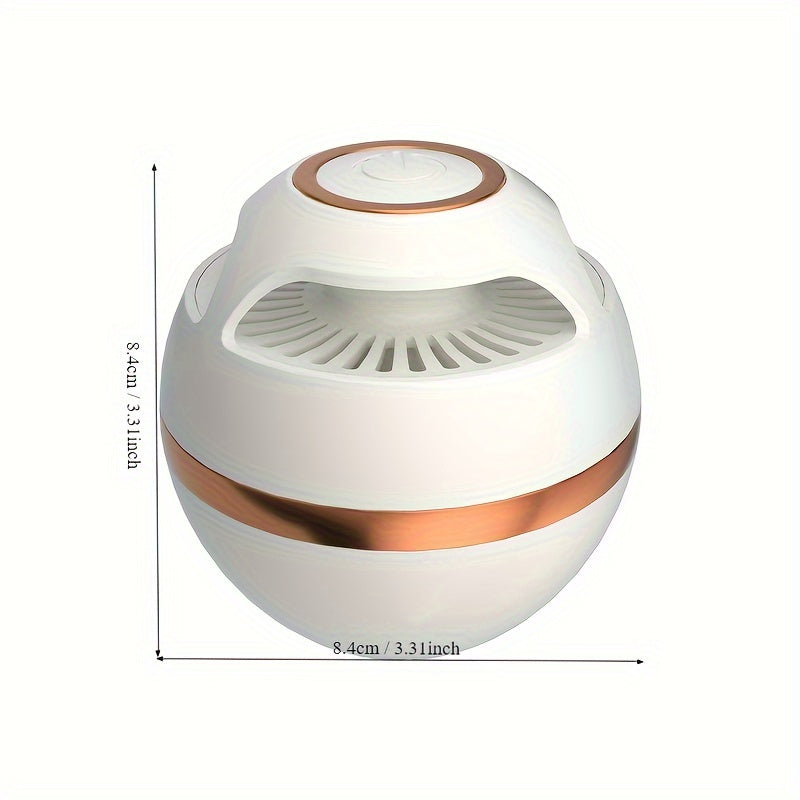 USB rechargeable ozone deodorizer and air purifier with lithium battery, ideal for household refrigerators and car power supply.