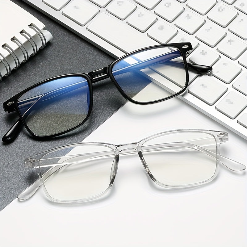 Blue Light Blocking Glasses for Women and Men, reduces eye fatigue from screens, also serves as decorative.