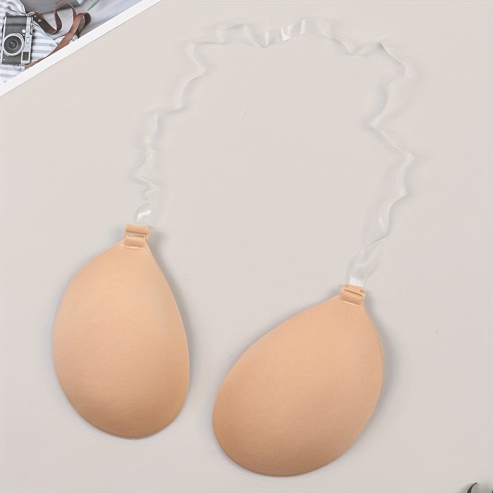 Self-adhesive nipple stickers for women to cover breasts.